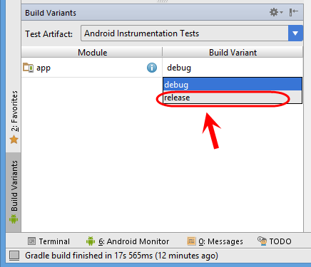 ساخت فایل apk از پروژه اندروید، در Android Studio