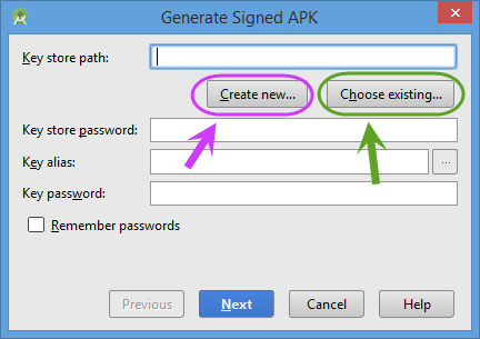 ساخت فایل apk از پروژه اندروید، در Android Studio