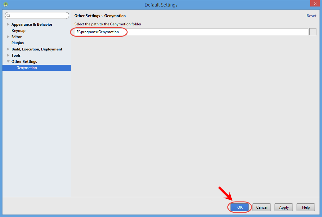 اتصال شبیه ساز Genymotion به برنامه Android Studio ، برای شبیه سازی پروژه های اندروید موجود در برنامه Android Studio