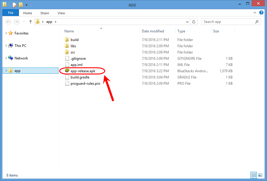 ساخت فایل apk از پروژه اندروید، در Android Studio