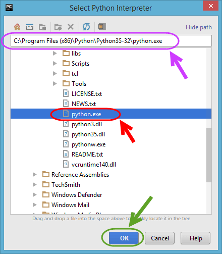 نصب نسخه های مختلف پایتون (python) به صورت همزمان و انتخاب هر یک از آنها برای اجرای کدهای پایتون (به عنوان مفسر - Interpreter)، در نرم افزار PyCharm