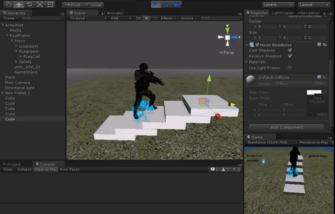  آموزش پکیج Final Ik - راه رفتن طبیعی کاراکتر، در یونیتی (Unity)