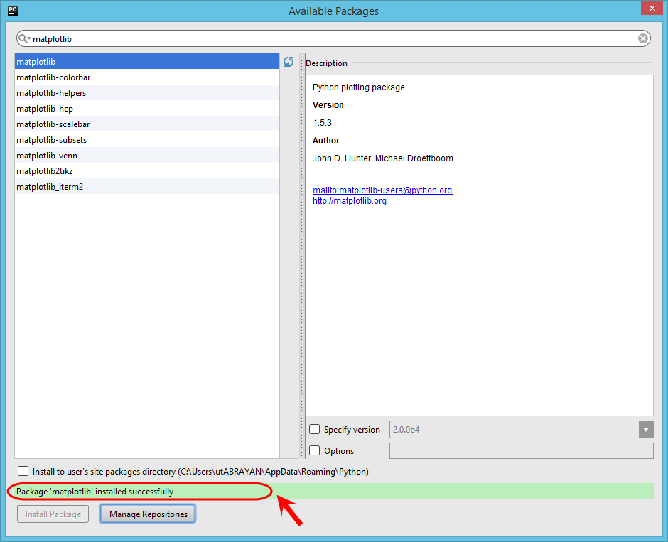 دانلود و نصب یک ماژول (Module) پایتون (Python)، توسط نرم افزار PyCharm