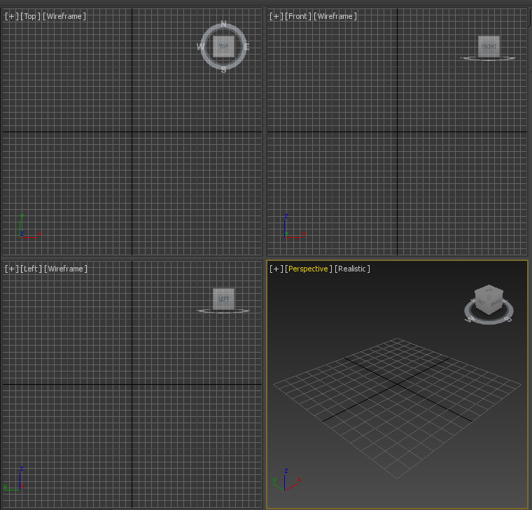 تغییر چیدمان بخش ها در پنجره اصلی نرم افزار 3D Studio Max