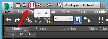  آشنایی با بخش های مختلف پنجره اصلی  و ساخت اولین پروژه و ذخیره (save) کردن آن، در 3D Studio Max
