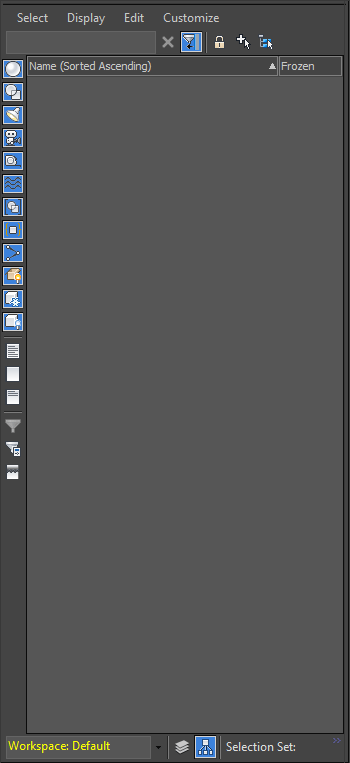 تغییر چیدمان بخش ها در پنجره اصلی نرم افزار 3D Studio Max