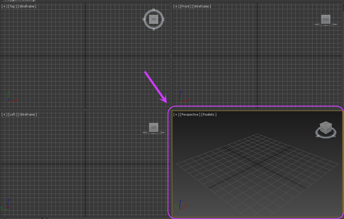 ساخت اولین جسم (یک مکعب مستطیل - جعبه - Box) در منظره، به دو روش مختلف (با موس در Viewport یا با وارد کردن اندازه ها و مختصات دقیق)، در 3D Studio Max