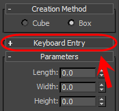 ساخت اولین جسم (یک مکعب مستطیل - جعبه - Box) در منظره، به دو روش مختلف (با موس در Viewport یا با وارد کردن اندازه ها و مختصات دقیق)، در 3D Studio Max
