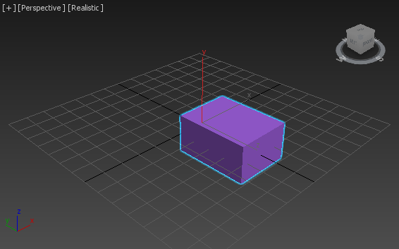 ساخت اولین جسم (یک مکعب مستطیل - جعبه - Box) در منظره، به دو روش مختلف (با موس در Viewport یا با وارد کردن اندازه ها و مختصات دقیق)، در 3D Studio Max