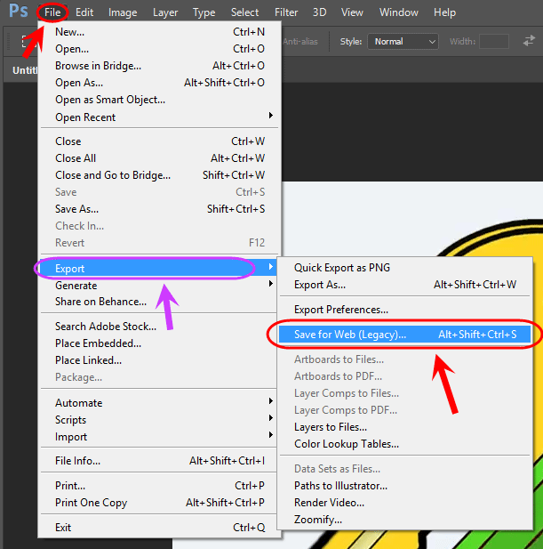 تبدیل یک فایل ویدئو (mp4) به یک فایل gif متحرک، در Adobe Photoshop