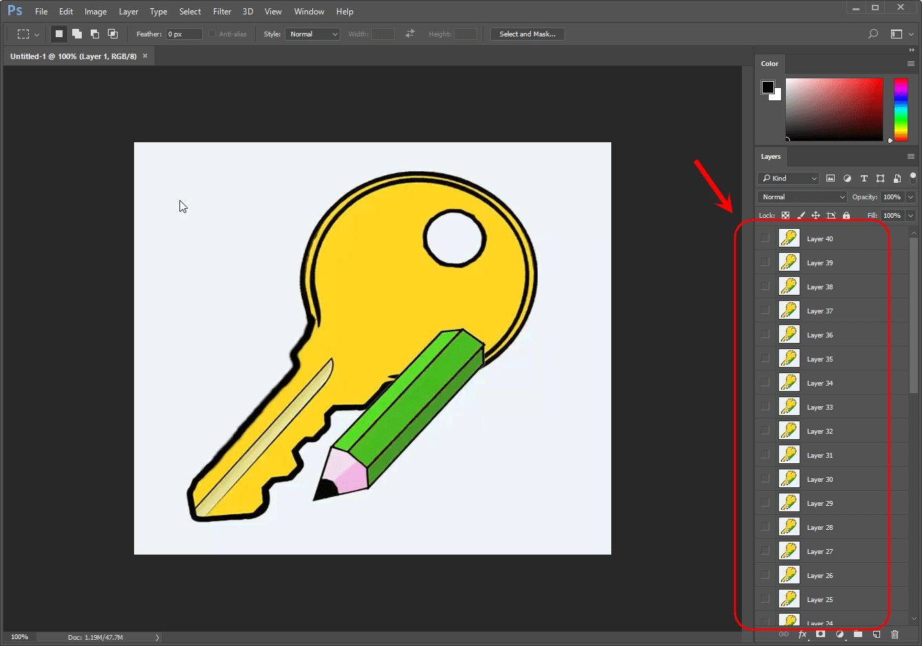 تبدیل یک فایل ویدئو (mp4) به یک فایل gif متحرک، در Adobe Photoshop