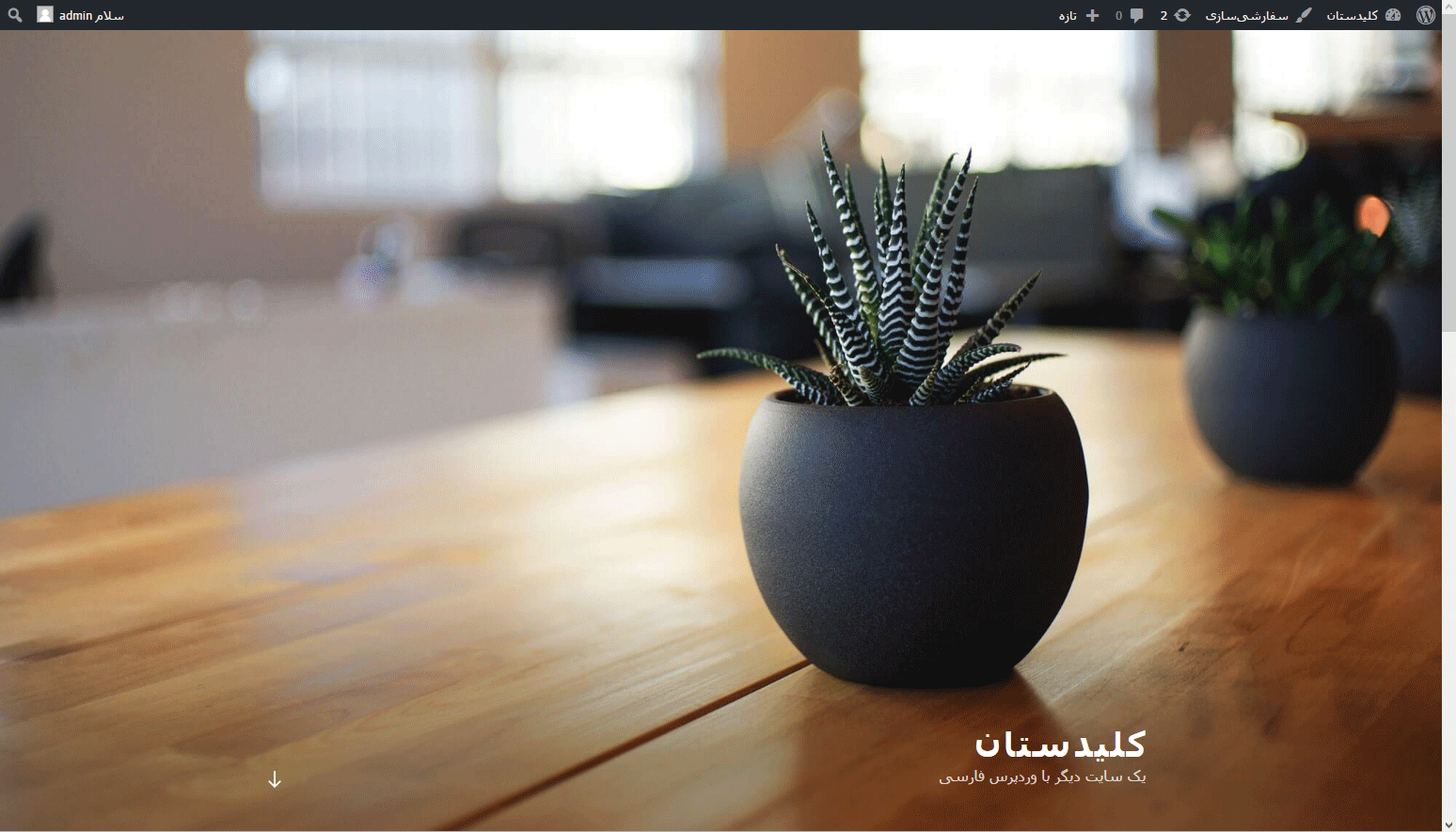 تغییر پوسته (Theme) (انتخاب یک پوسته کاملا جدید)، در وردپرس (WordPress)