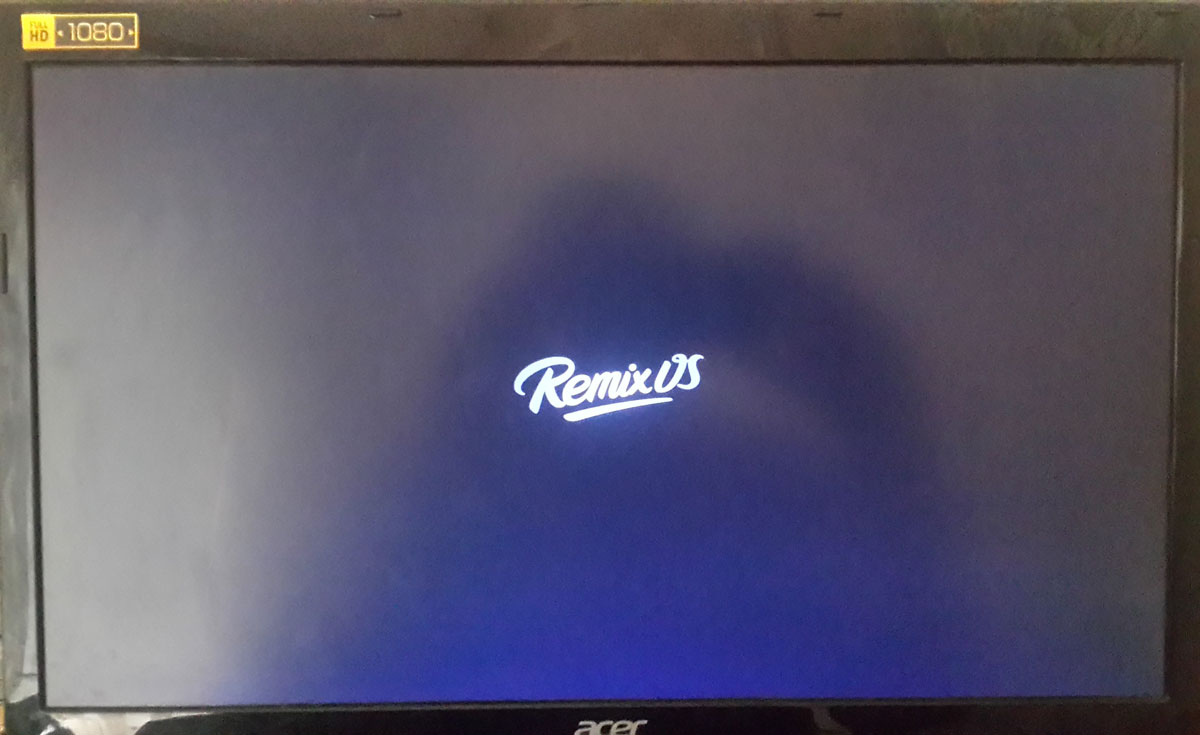 شبیه سازی فایل های apk (برنامه های اندروید)، با نصب سیستم عامل Remix OS (نسخه 3.0.207) و اجرای آن به صورت یک سیستم عامل مستقل از ویندوز (Windows)
