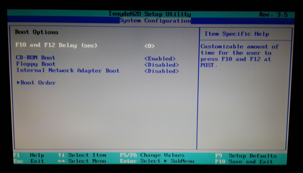تغییر ترتیب وسایلی (Device) که برای Boot کردن از آنها، در ابتدای راه اندازی کامپیوتر، بررسی می شوند