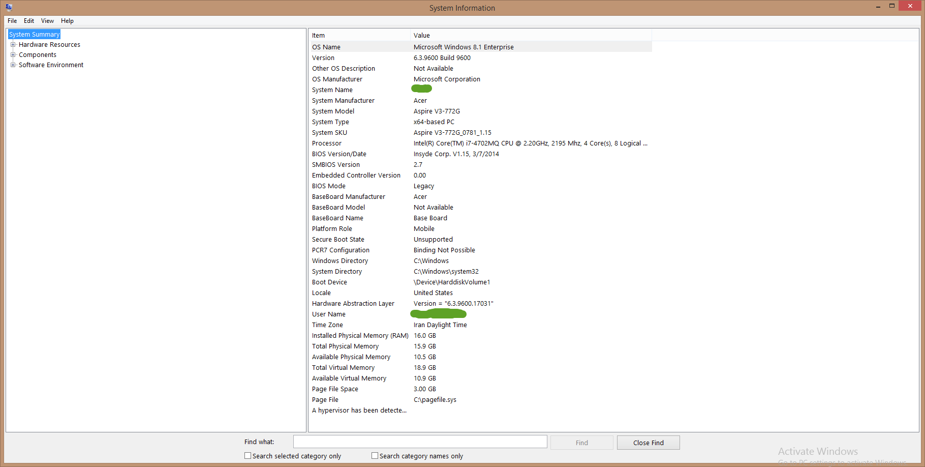 تشخیص 32 بیتی (32-bit) یا 64 بیتی (64-bit) بودن پردازنده (CPU) کامپیوتر، در ویندوز (Windows) (نسخه 8.1)
