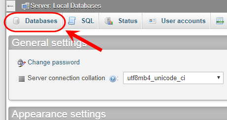 اجرای دستورات (query های) SQL ، با استفاده از phpMyAdmin  موجود در نرم افزار شبیه ساز سرور (Server) نصب شده بر روی کامپیوتر شخصی