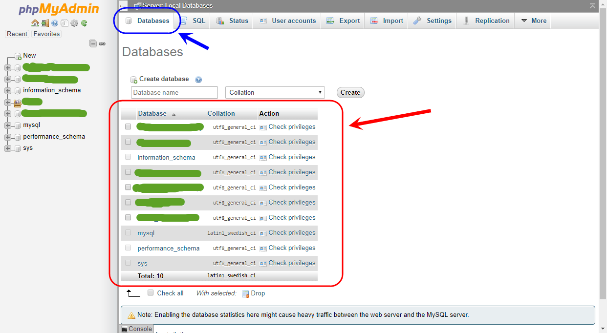 اجرای دستورات (query های) SQL ، با استفاده از phpMyAdmin  موجود در نرم افزار شبیه ساز سرور (Server) نصب شده بر روی کامپیوتر شخصی