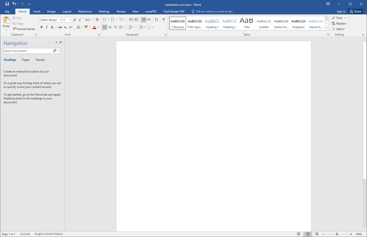 معرفی نرم افزار Microsoft Word (نسخه 2016)