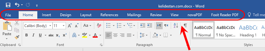 آشنایی با محیط اصلی نرم افزار Microsoft Word (نسخه 2016)