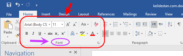 آشنایی با محیط اصلی نرم افزار Microsoft Word (نسخه 2016)