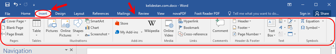 آشنایی با محیط اصلی نرم افزار Microsoft Word (نسخه 2016)