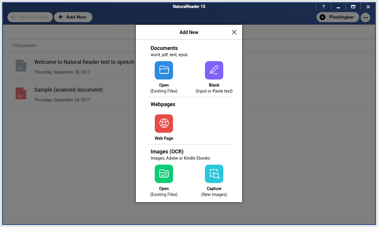 خواندن متن های انگلیسی و یا تبدیل آنها به فایل های صوتی، با نرم افزار NaturalReader