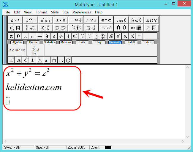 معرفی نرم افزار MathType برای نوشتن فرمول های ریاضی به صورت تایپ شده (با قابلیت درج در Microsoft Word 2013)