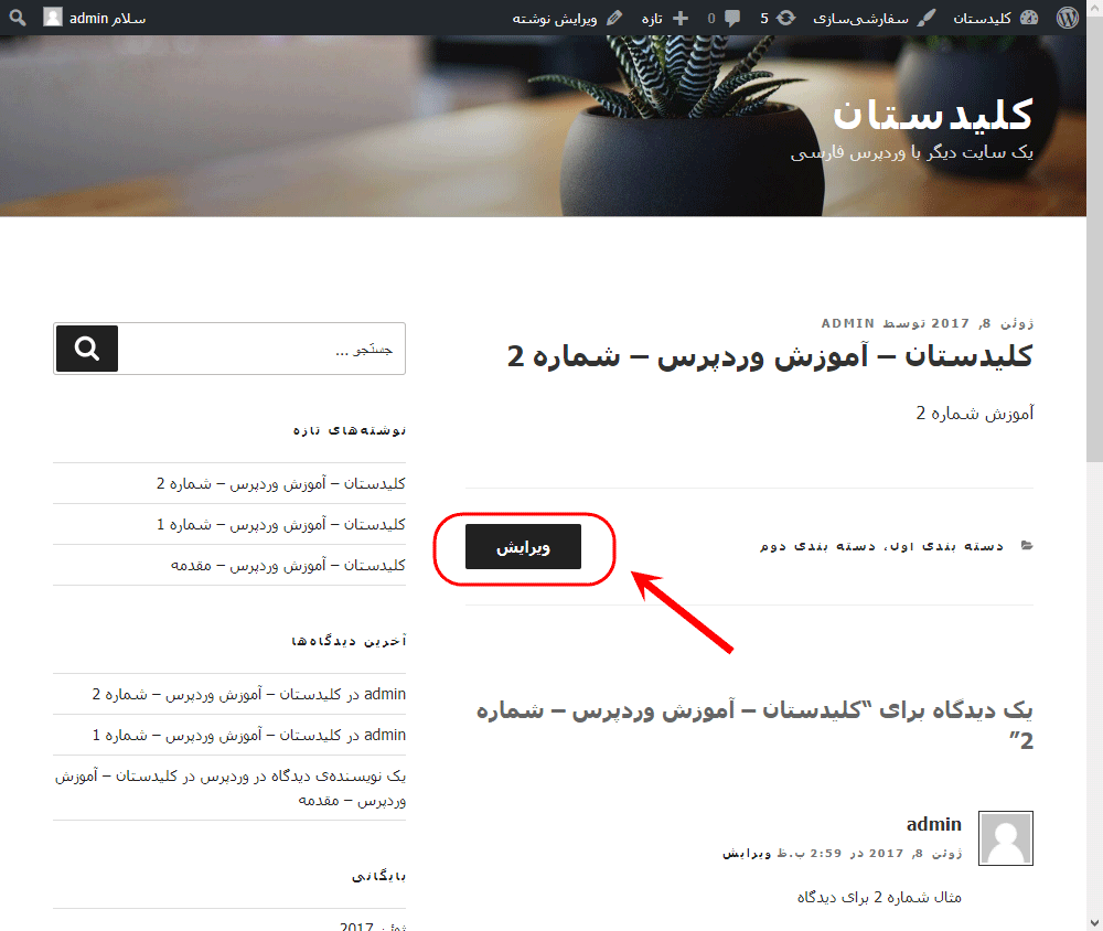 افزودن برچسب (تگ - Tag) به نوشته (Post)، در وردپرس (WordPress)