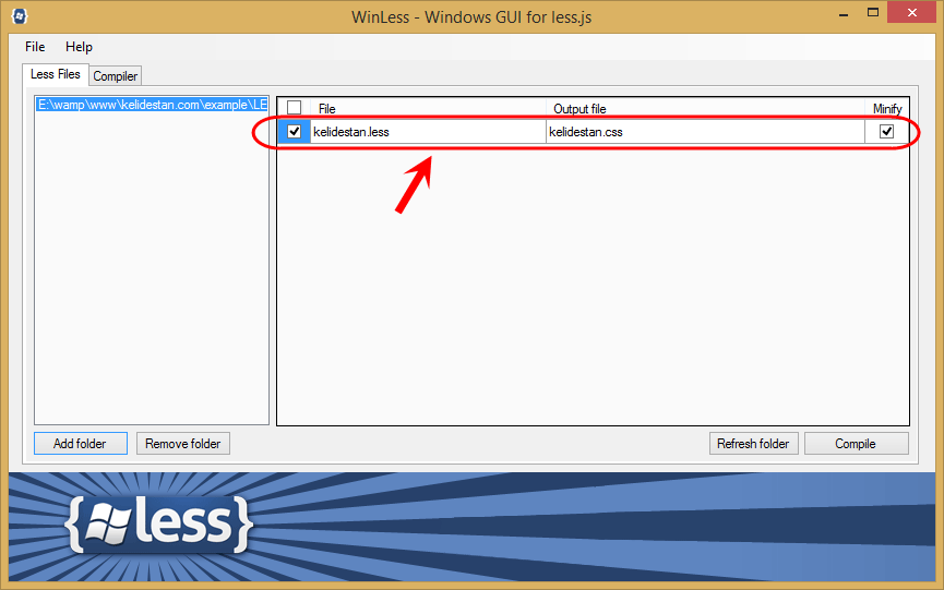 نصب نرم افزار WinLess برای پردازش کدهای LESS در ویندوز (Windows)