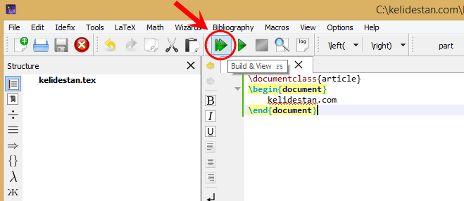 نصب نرم افزار TeXStudio به عنوان یک ادیتور (Editor) برای ویرایش کدهای LaTeX (یا TeX) در ویندوز (Windows)