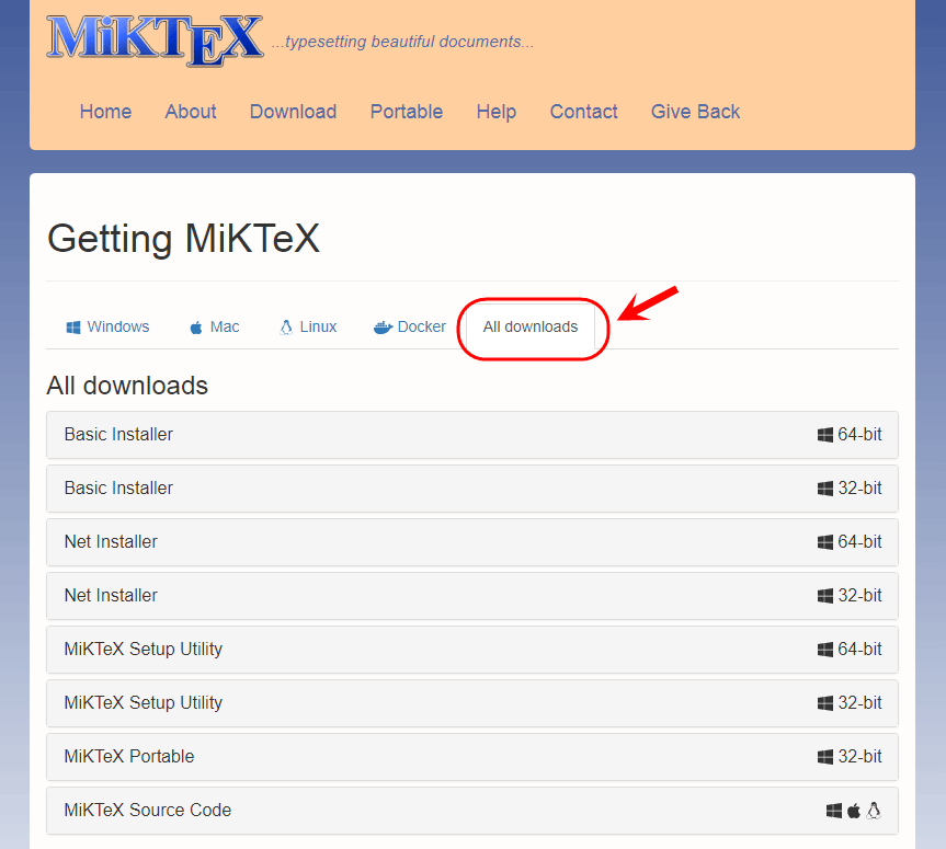 نصب نرم افزار MiKTeX برای اجرای کدهای LaTeX (یا TeX) در ویندوز (Windows)