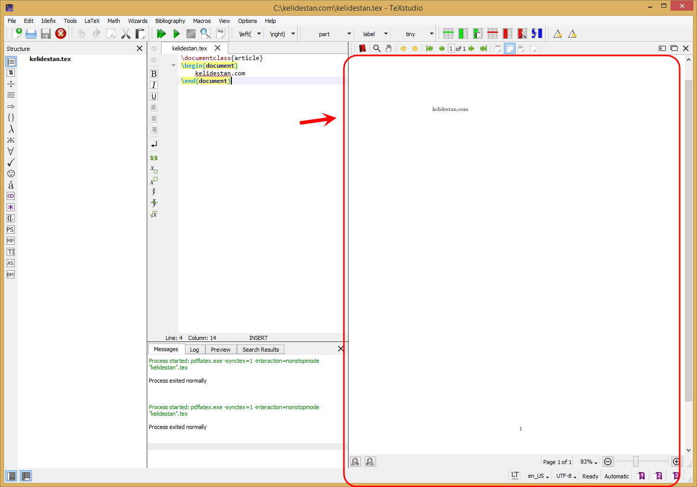 نصب نرم افزار TeXStudio به عنوان یک ادیتور (Editor) برای ویرایش کدهای LaTeX (یا TeX) در ویندوز (Windows)