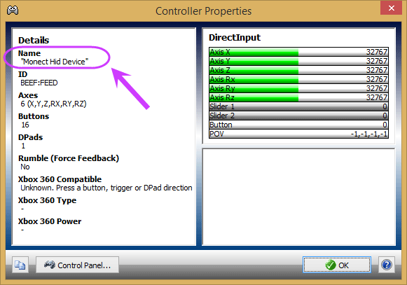 نرم افزار Xpadder برای تعیین کلیدهای دسته بازی (Joystick) به جای کلیدهای کیبورد یا موس (کنترل عملکرد کیبورد یا موس، از طریق دسته بازی (Joystick))