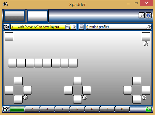 نرم افزار Xpadder برای تعیین کلیدهای دسته بازی (Joystick) به جای کلیدهای کیبورد یا موس (کنترل عملکرد کیبورد یا موس، از طریق دسته بازی (Joystick))