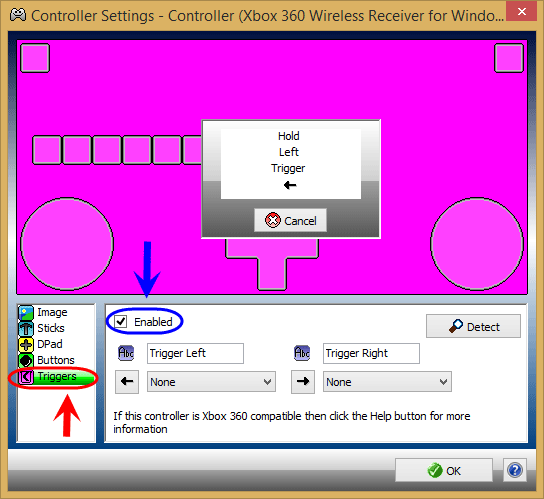 نرم افزار Xpadder برای تعیین کلیدهای دسته بازی (Joystick) به جای کلیدهای کیبورد یا موس (کنترل عملکرد کیبورد یا موس، از طریق دسته بازی (Joystick))