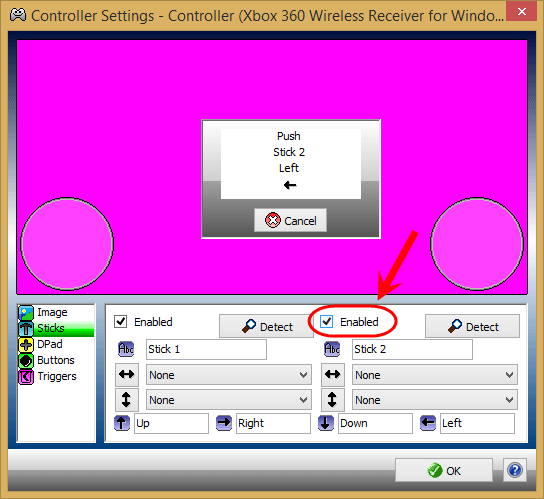 نرم افزار Xpadder برای تعیین کلیدهای دسته بازی (Joystick) به جای کلیدهای کیبورد یا موس (کنترل عملکرد کیبورد یا موس، از طریق دسته بازی (Joystick))