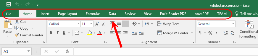 آشنایی با محیط اصلی نرم افزار Microsoft Excel (نسخه 2016)
