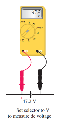 انتخاب عملکرد (Function) در مولتی متر دیجیتال دستی (Hand-held Digital Multimeter) (به اختصار : DMM)، با انتخابگر عملکرد (Function Selector)، در مدارهای الکتریکی (Electrical Circuit)
