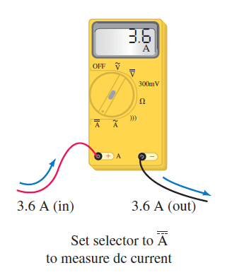 انتخاب عملکرد (Function) در مولتی متر دیجیتال دستی (Hand-held Digital Multimeter) (به اختصار : DMM)، با انتخابگر عملکرد (Function Selector)، در مدارهای الکتریکی (Electrical Circuit)
