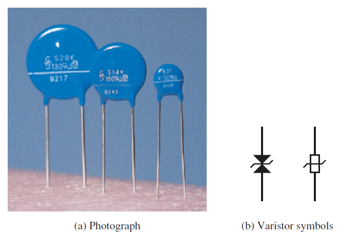 وریستور (Varistor) (مقاومت وابسته به ولتاژ - Voltage Dependant Resistor)، در مدارهای الکتریکی (Electrical Circuit)