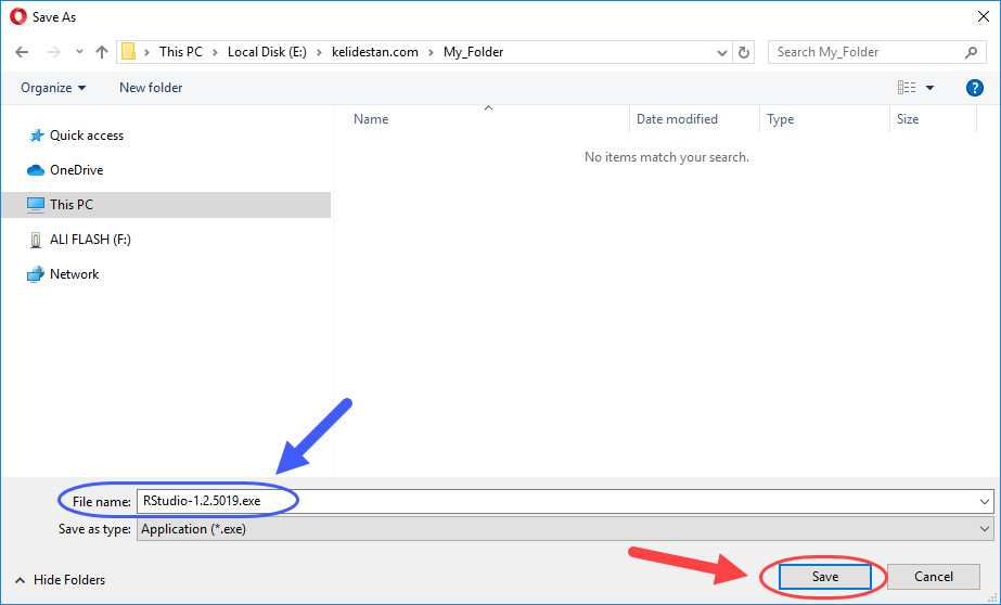نصب نرم افزار RStudio (نسخه 1.2.5019 Desktop) به عنوان یک محیط کدنویسی برای زبان برنامه نویسی R