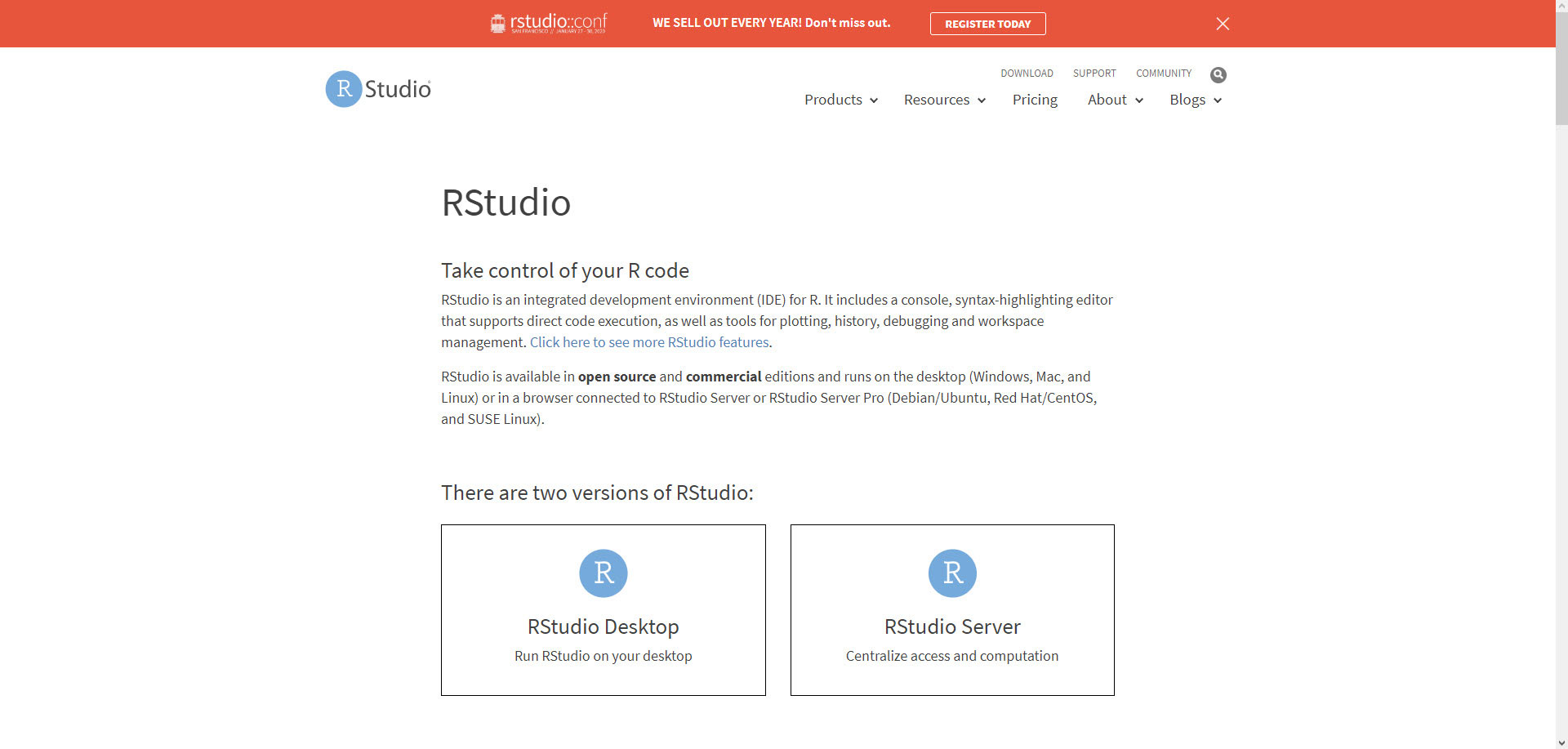 نصب نرم افزار RStudio (نسخه 1.2.5019 Desktop) به عنوان یک محیط کدنویسی برای زبان برنامه نویسی R