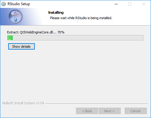 نصب نرم افزار RStudio (نسخه 1.2.5019 Desktop) به عنوان یک محیط کدنویسی برای زبان برنامه نویسی R