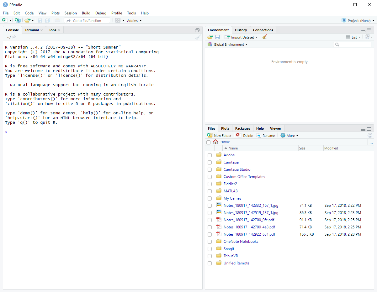 نصب نرم افزار RStudio (نسخه 1.2.5019 Desktop) به عنوان یک محیط کدنویسی برای زبان برنامه نویسی R