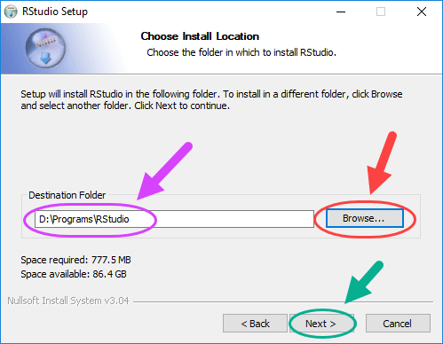 نصب نرم افزار RStudio (نسخه 1.2.5019 Desktop) به عنوان یک محیط کدنویسی برای زبان برنامه نویسی R