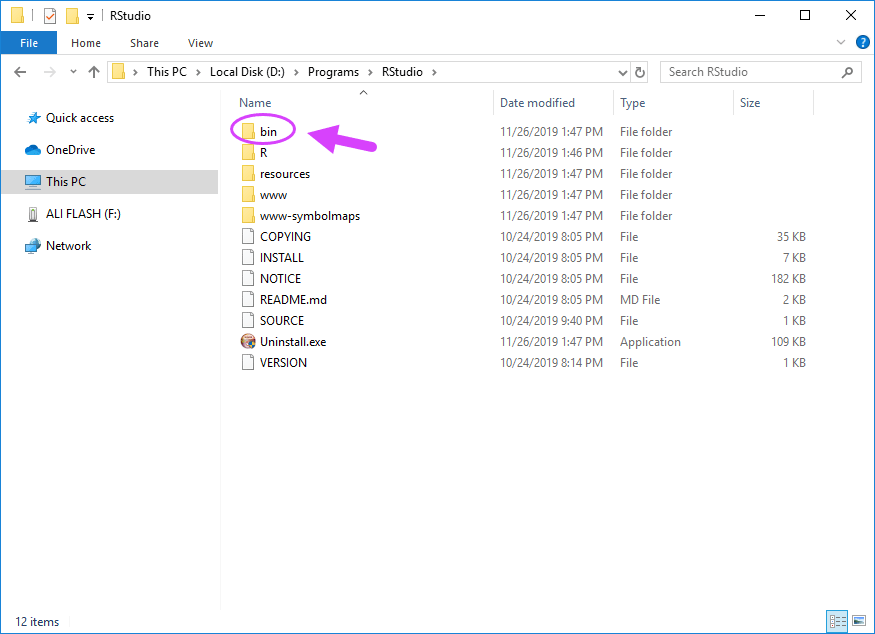 نصب نرم افزار RStudio (نسخه 1.2.5019 Desktop) به عنوان یک محیط کدنویسی برای زبان برنامه نویسی R