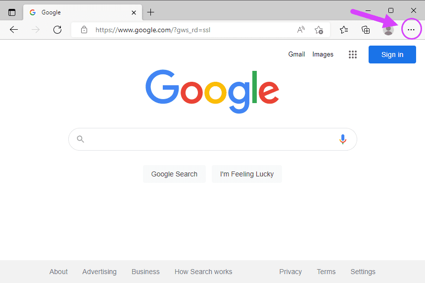 باز کردن کنسول (Console)، در مرورگر اینترنت Microsoft Edge ، در JavaScript