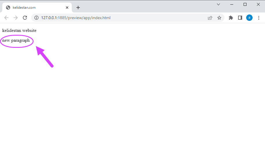 نمایش بلادرنگ نتیجه اجرای یک صفحه، در یک مرورگر اینترنت (Browser) دلخواه (همزمان با ویرایش کدهای آن صفحه در Adobe Dreamweaver)، در Adobe Dreamweaver (نسخه 2021)