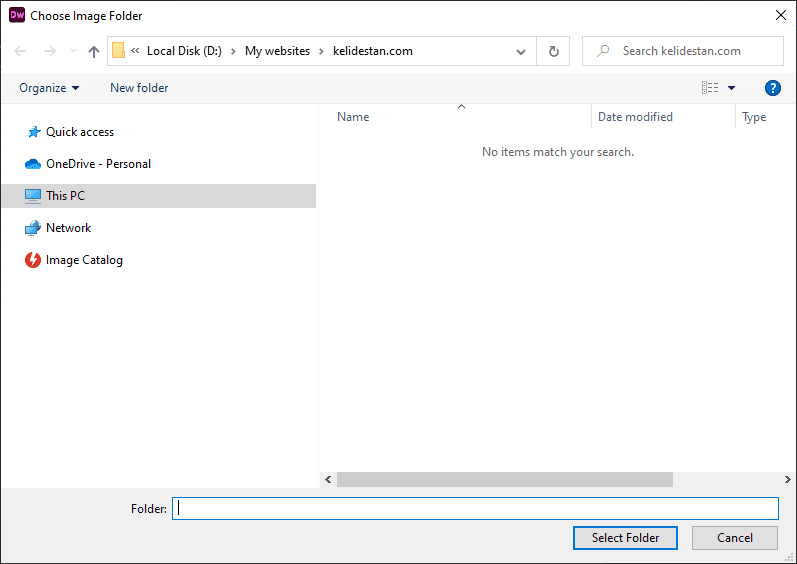 ساخت یک وب سایت (Site) جدید، در Adobe Dreamweaver (نسخه 2021)