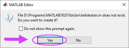 ساخت یک فایل (File) جدید و باز کردن آن در ویرایشگر (Editor) متلب (MATLAB)، با دستور edit ، در متلب (MATLAB)